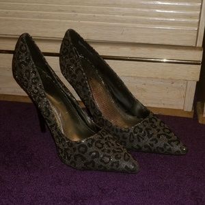 Cheetah print heel